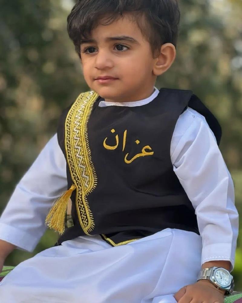 سديري أطفال أسود بالاسم