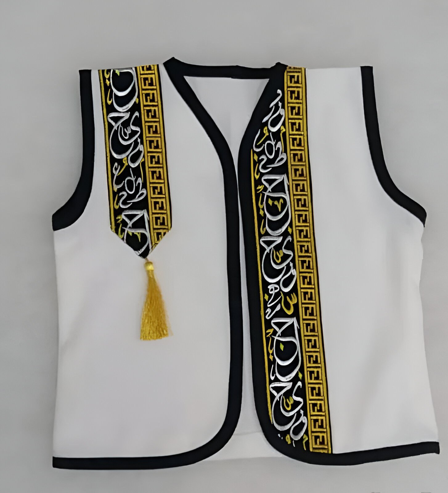 سديري أطفال أبيض بالاسم تطريز فاخر – سديري أولادي للعيد